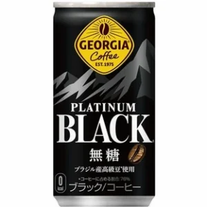 【日本直送】ジョージア プラチナムブラック 缶 185g アルミ 30本入り