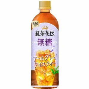 【日本直送】紅茶花伝　無糖アールグレイアイスティー 650ml 24本入り